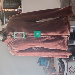 32° Heat Deep Blush Faux Fur Jacket